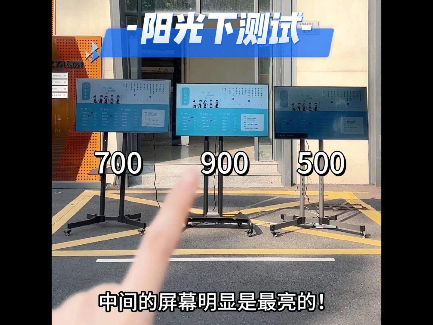 不同亮度對(duì)比